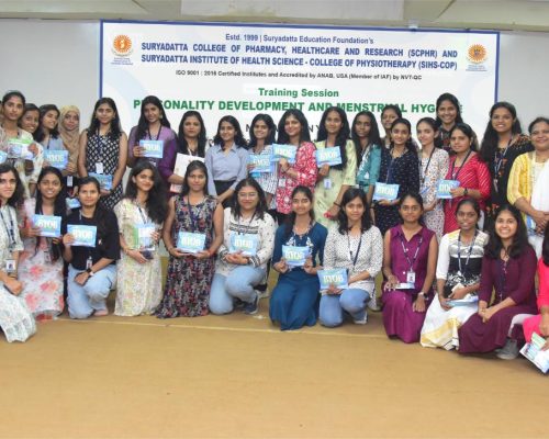 Students and staff of SCPHR with Ms. Kanchan Yadav, Trainer, Brandtouch & Analytics Pvt. Ltd., Mumbai